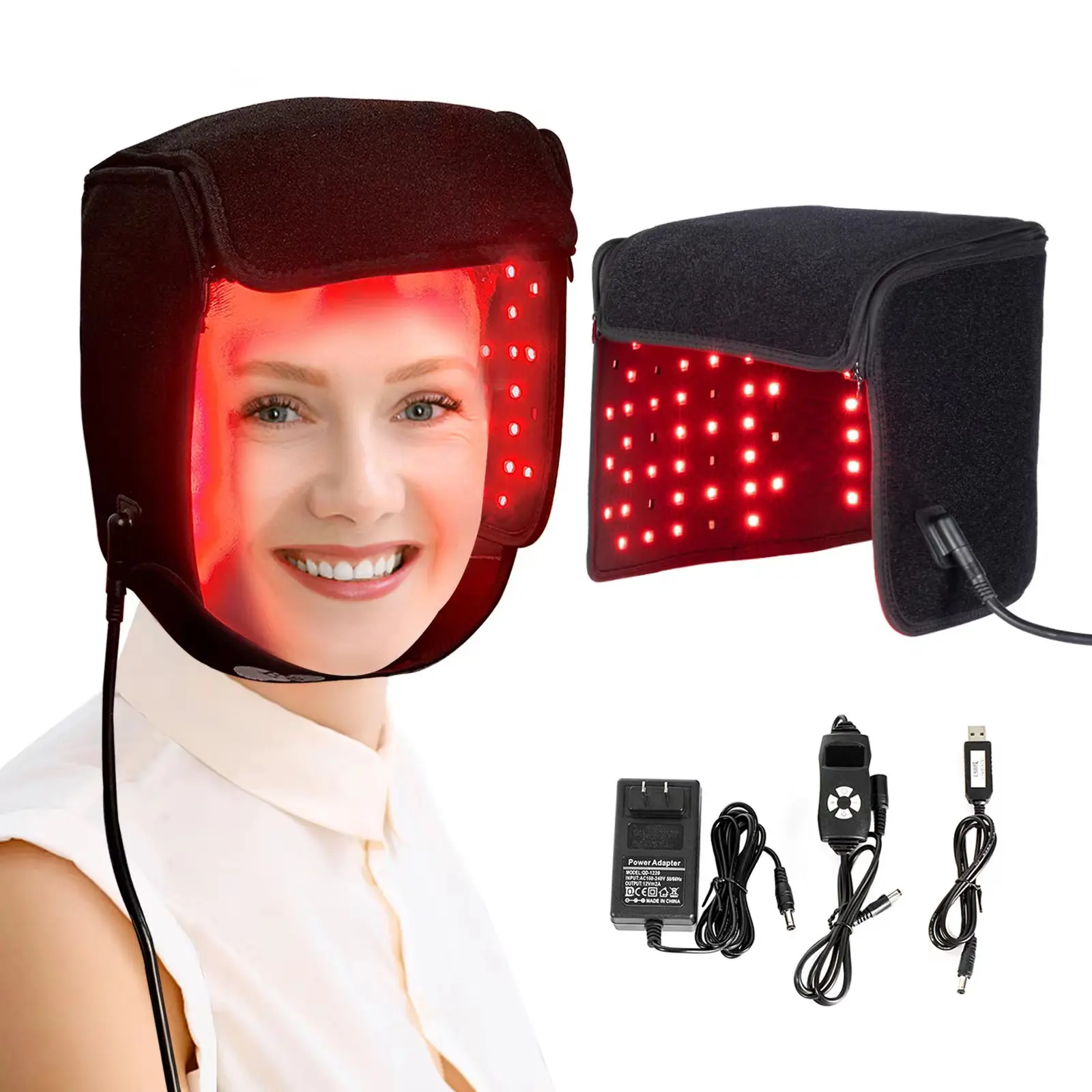 Hair Regrowth Infrared Light Therapy Red Light Hats EttaGadgets