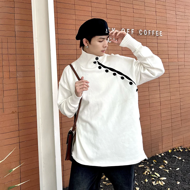 Fashion Men's Sweaters 2022 Runway Luxury European Design Party Style