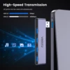 USB to 4 USB 2.0 3.0 HUB Multi Port OTG Expansion 4 in 1 Docking Station for PC Laptop Notebook Computer PC USB Data 5G Hi-speed 5
