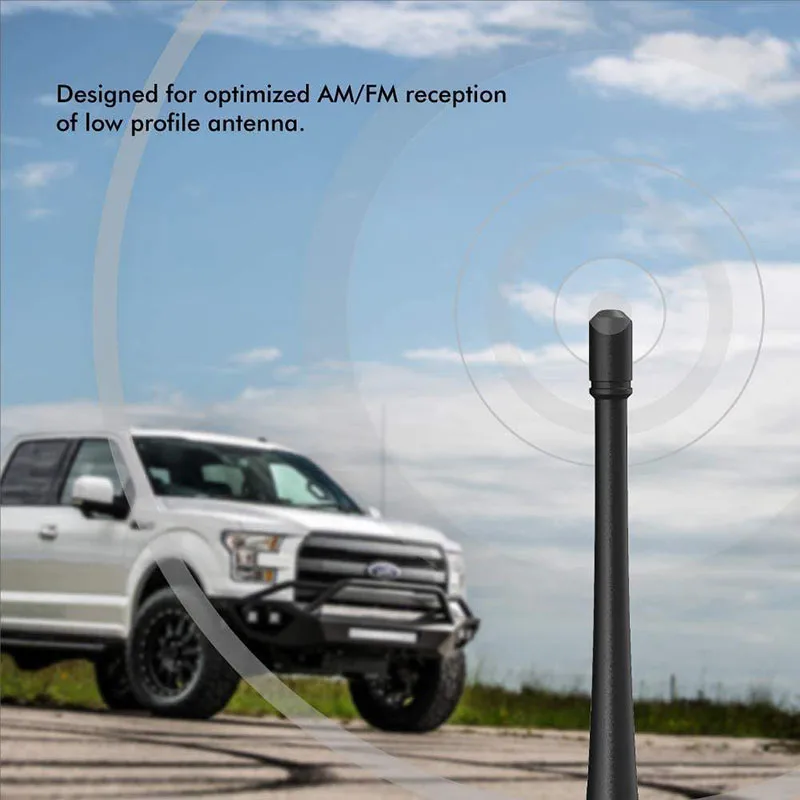 Autoradio Fm Am Signal Antenna Per Jeep Wrangler Per Harley Davidson Modelli Multipli Antenna In Gomma Ottimizzata Ricezione Fm/Am