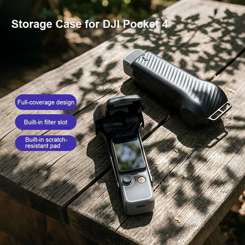 Étui de protection pour DJI Pocket 4, couverture complète, 60g, fentes filtres