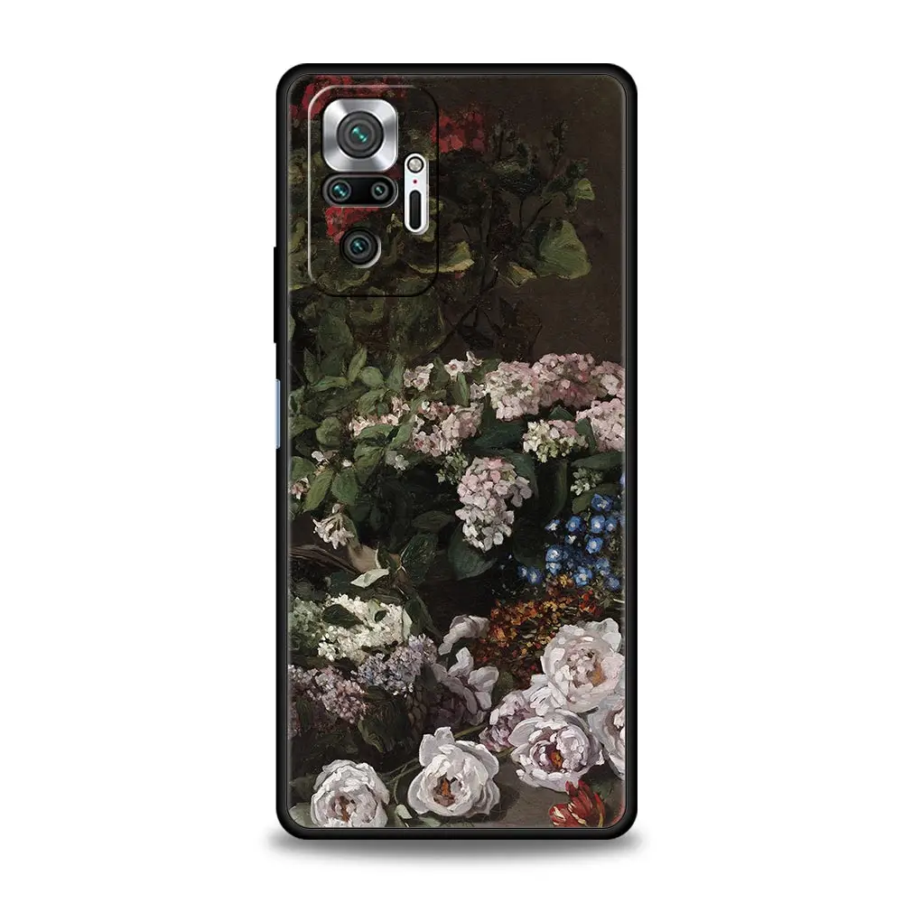 Claude Monet Impressionist Art Phone Case - Elegant Black Cover