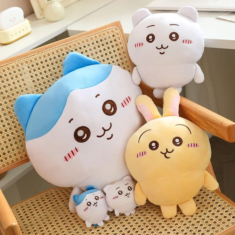 Comfortable Chiikawa Hachiware Cushion Lovely Throw Usagi Japanese Style Anime Kawaii Sofa Bed Back Cushion Home Decor Girl 6