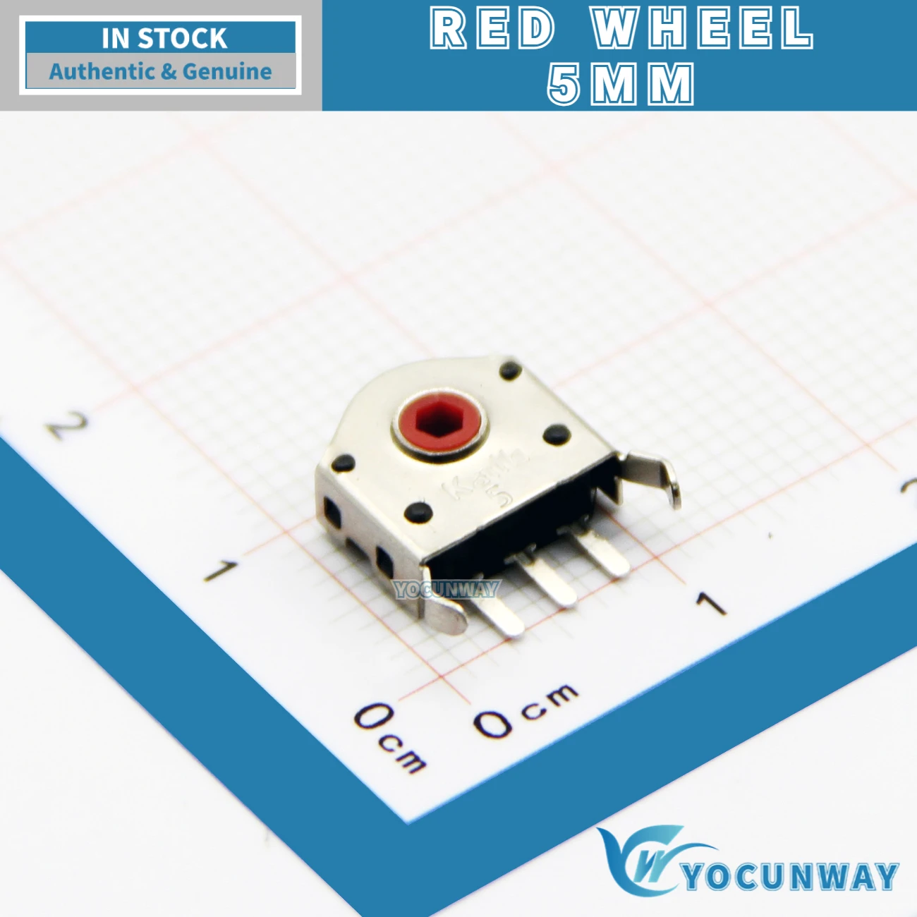 KAILH 5-7-8-9-10-11mm rotary mouse scroll wheel encoder with 1.74mm hole mark 20-40g force PC mouse 5Pcs-100PCS mouse scroll wheel encoder