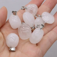 

Natural Stone Clear Quartz Irregular Pendant For Jewelry MakingDIY Necklace Earring Accessories Gem Charm Gift1PCS 15x20-18x25mm