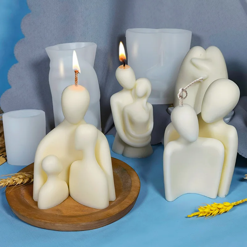 Molde de silicona para velas, figura 3D, estatua, pareja, modelado de  abrazo, hombres y mujeres, nuevo - AliExpress