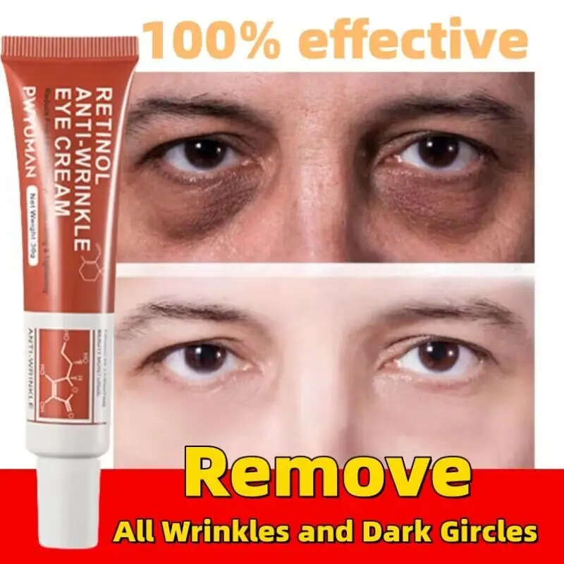 Retinol Anti-wrinkle Eye Cream Fade Fine Lines Remove Dark Circles Eyes Bags Anti Aging Firming Moisturizing Brighten Skin Care