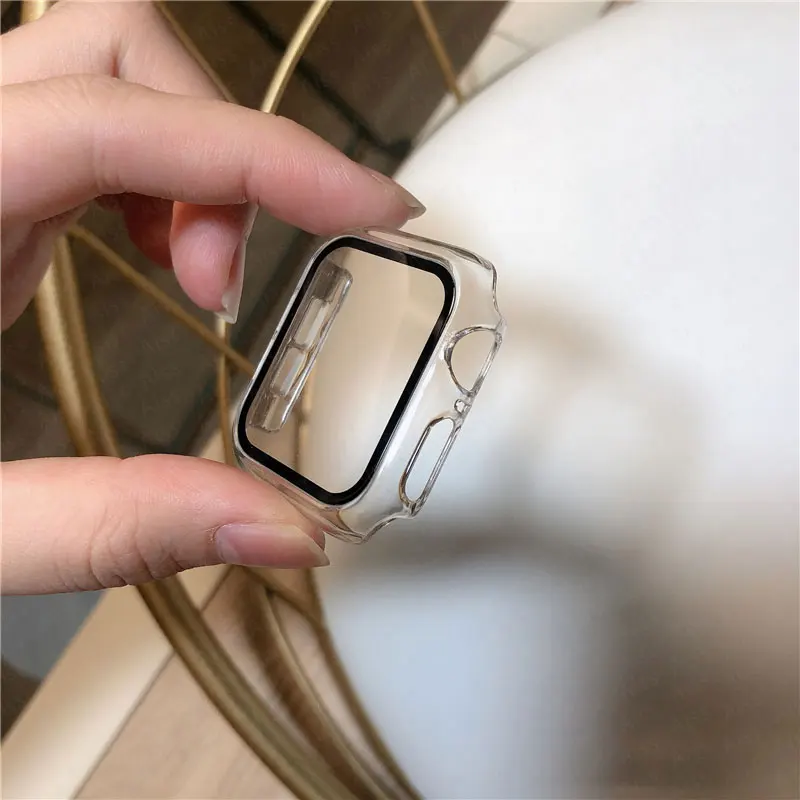 Premium Screen Protector Case - Durable Glass Cover for Apple Watch Accessories