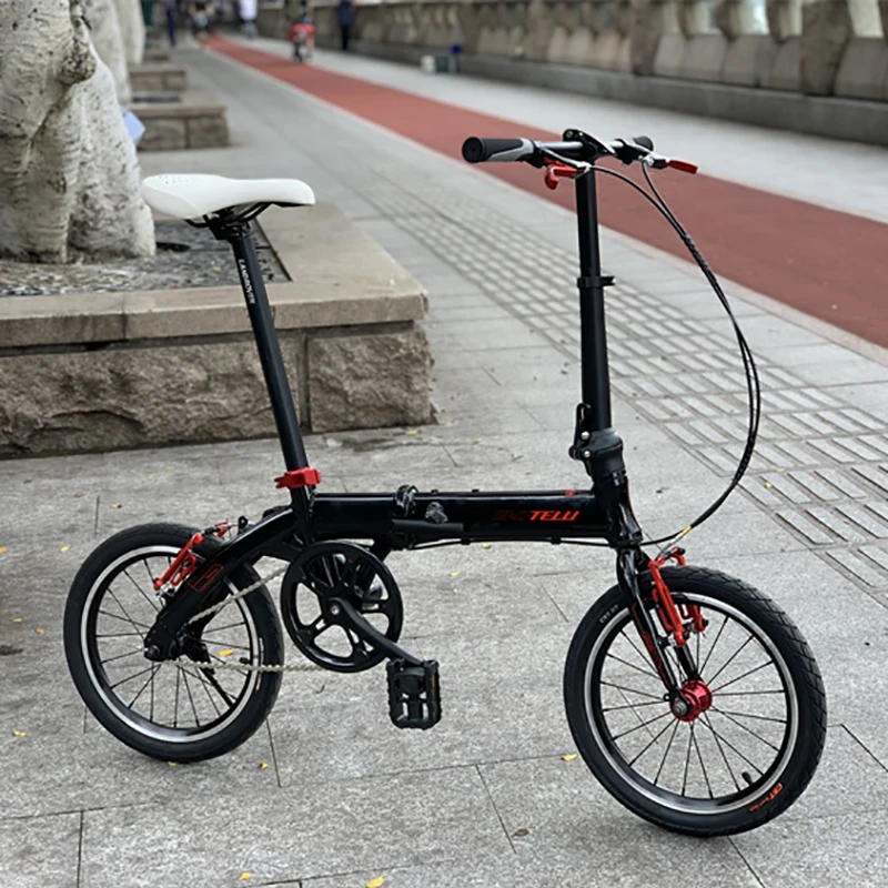 Bicicleta plegable BMX de 16 pulgadas para niños y adultos, de una sola frenos en V, envío gratis, 18 Ejercicios AliExpress