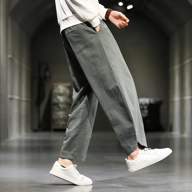 Men Drawstring Waist Solid Carrot Pants  Carrot pants, Mens pants fashion,  Men fashion casual shirts