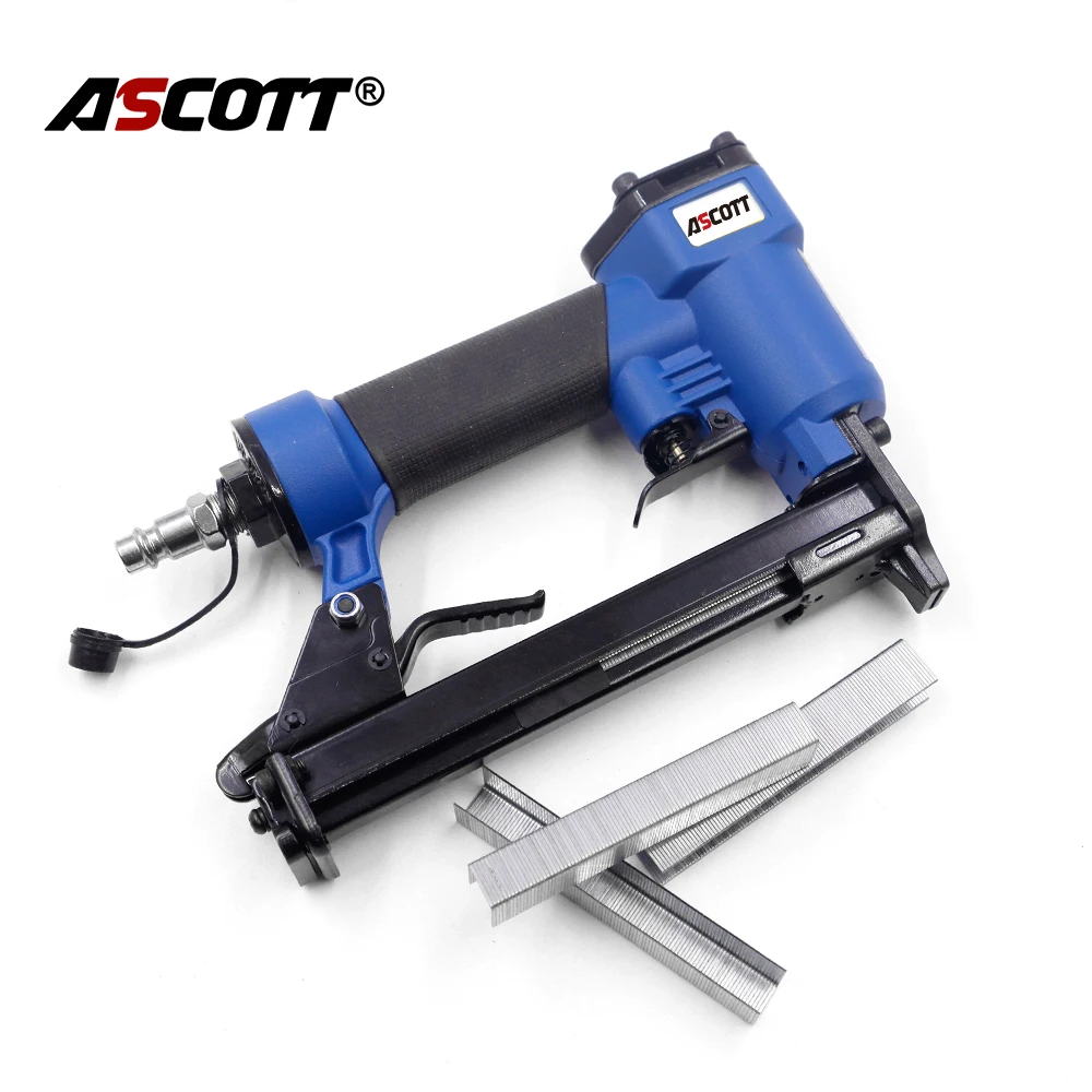 21 Ga. Air Stapler 8016 Brad Nail Gun Crown Size 12.8mm Home Decorating Wood Framing Pneumatic Upholstery Stapler Sofa Nailing