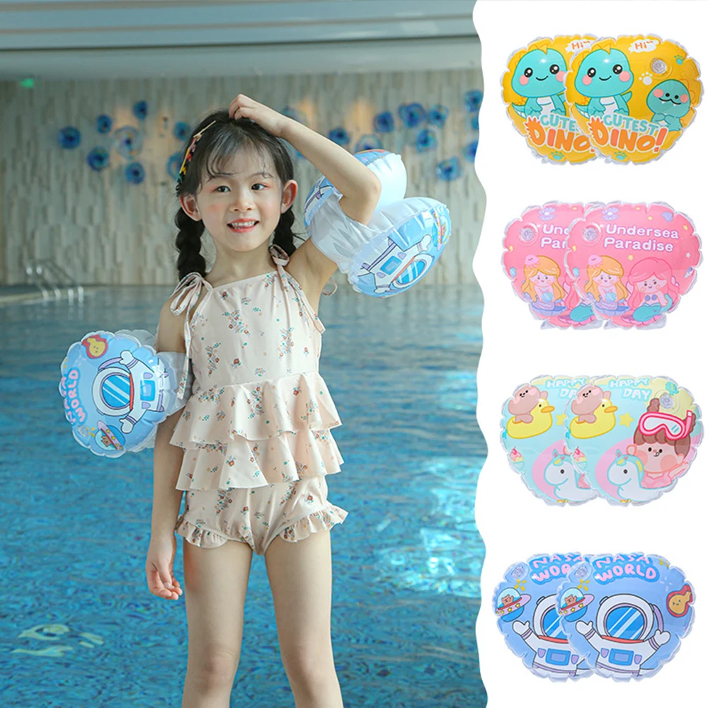 Baby Float Cartoon Arm Sleeve Life Jacket Swimsuit Foam Safety Swimming Training Floating Pool Float Swimming Ring Life Vest