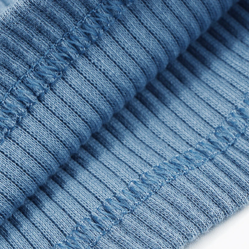 Mehrjahreszeiten-Langkleid für Mädchen V-Ausschnitt Kleider Langarm Familien-Pyjama-Set Kinderkleidung aus Geripptem Strickmaterial – Detail 20