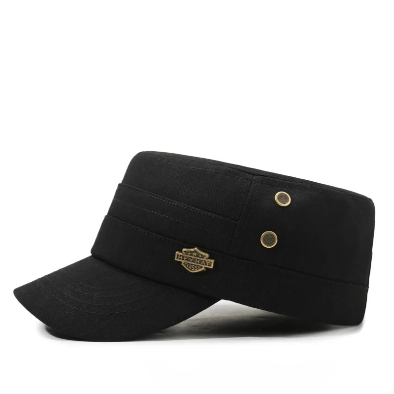 Casual Minimalist Flat Top Sun Hat for Spring & Autumn Outdoor Activities
