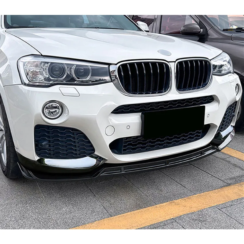 BMW X3 F25 X4 F26 M 스포츠 M40i XDrive 20i 28i 30i 35i 20d 30d 35d 2014년부터 2018년까지 전용 프론트 범퍼 립 스포일러 스플리터 액세서리