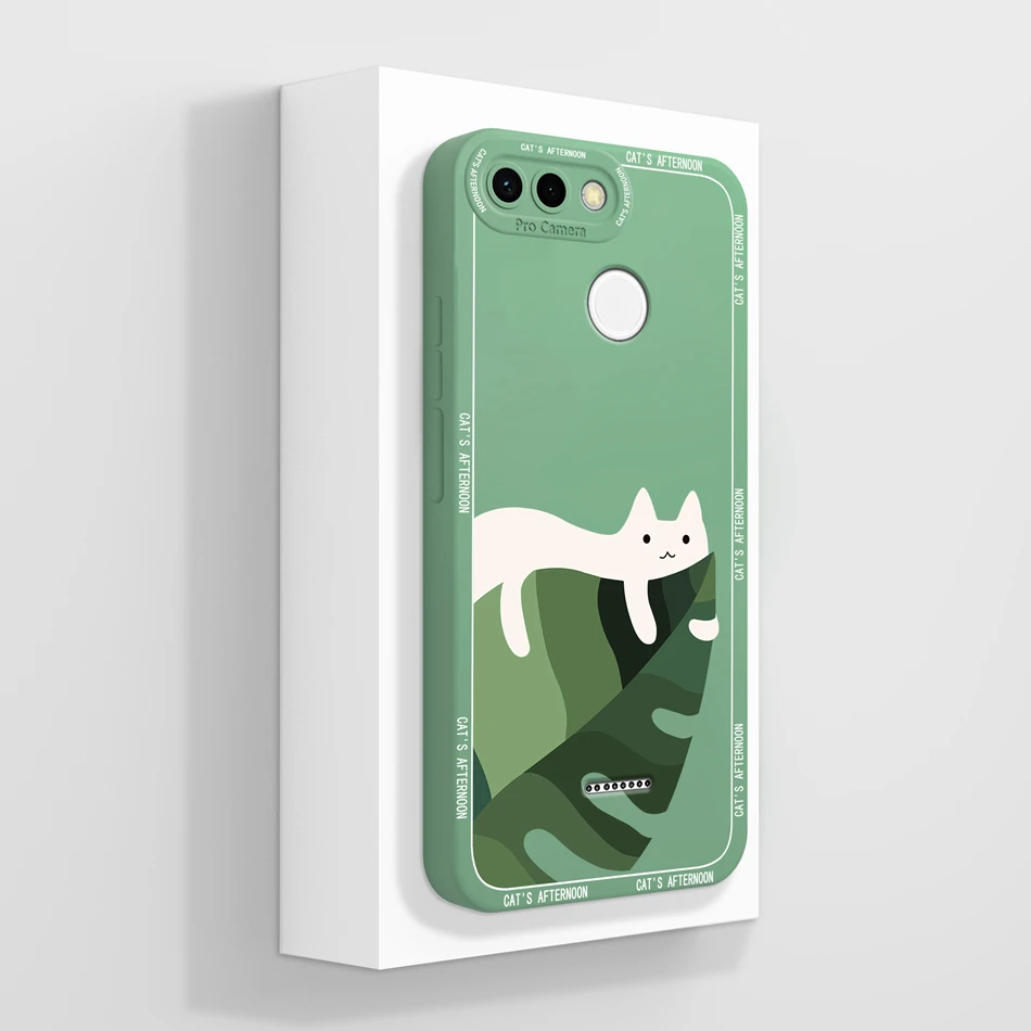 Fun Cartoon Liquid Silicone Phone Case - Full Protection Bumper Cover