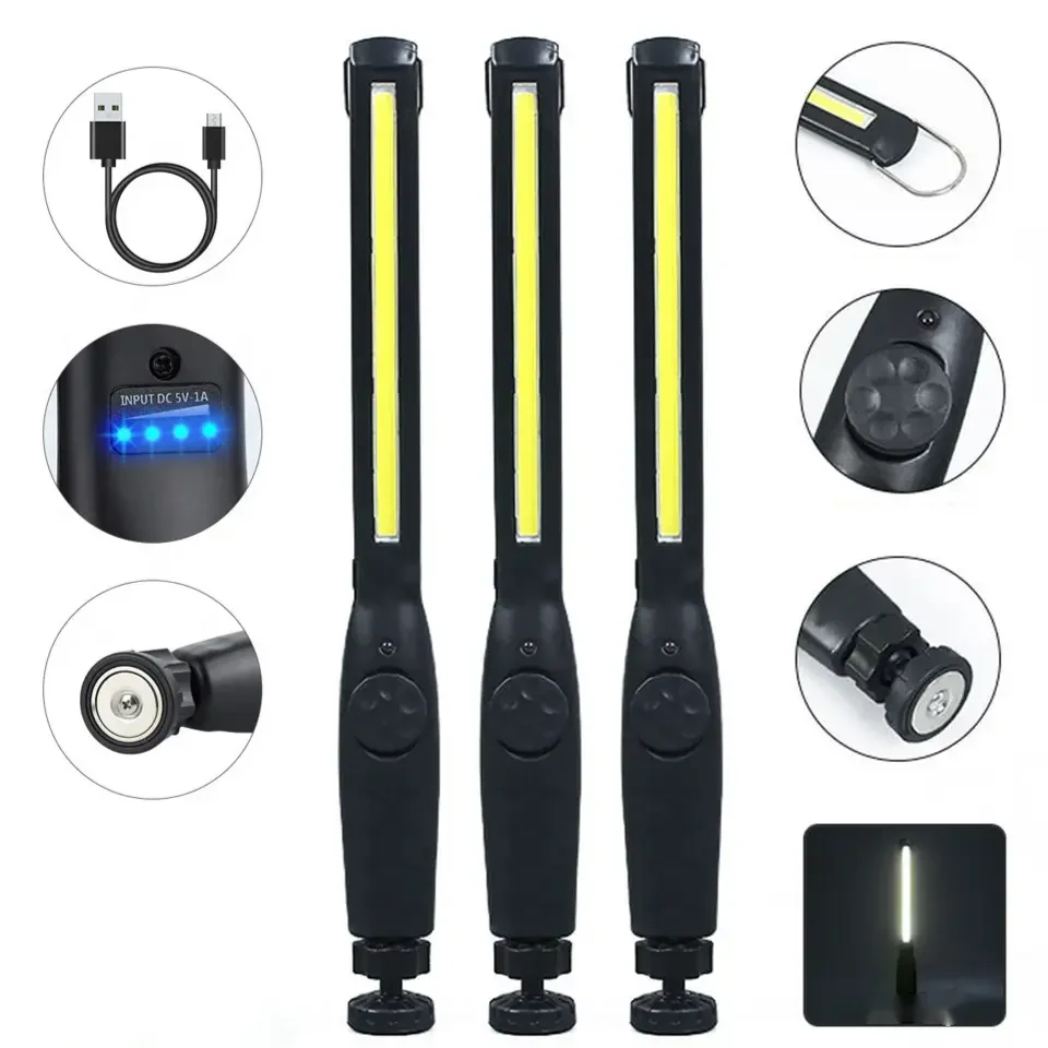 

Портативный фонарик с крючком, USB-зарядка
