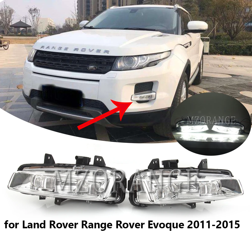 Led Headlight Front Fog Lights For Land Rover Range Rover Evoque 2011