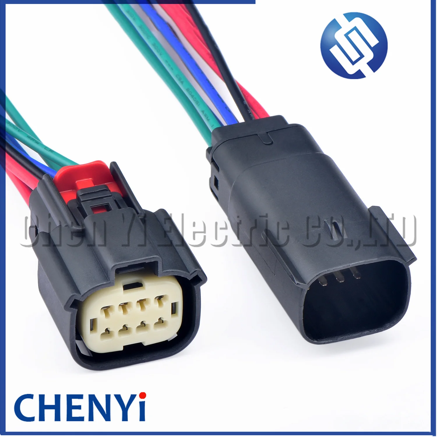 Description Picture 2 of item8 Pin 33472-0801 Auto Electrical Headlight Light Socket Car Engine Cable Plug For Ford BUICK Chevrolet With wiring harness