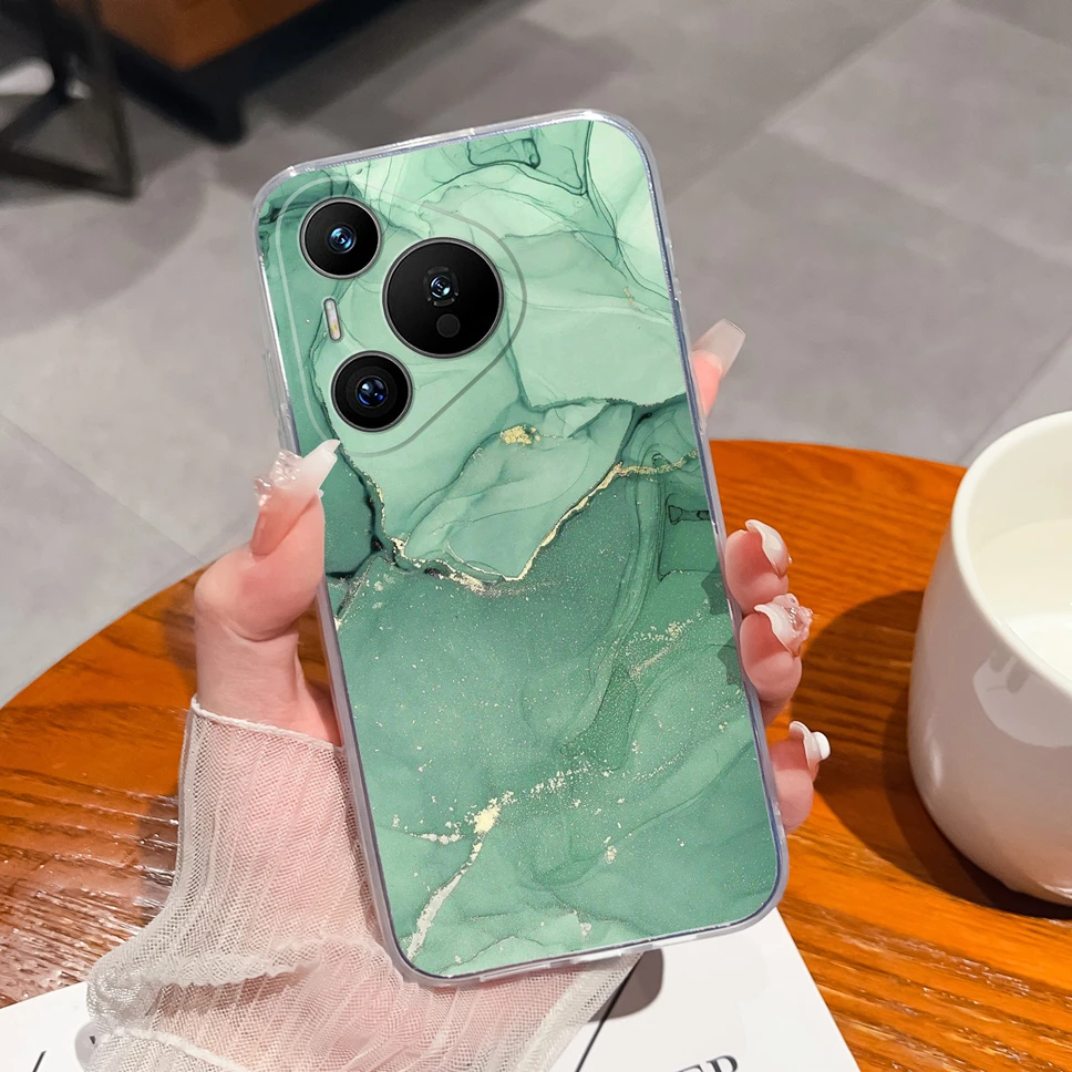 Transparent Cute Flower Phone Case - Soft TPU Silicone Shockproof Protective Cover