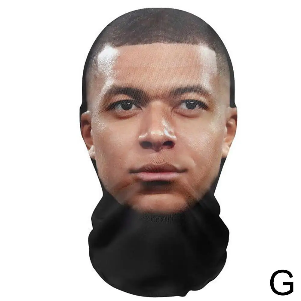 3D Seamless Celebrity Face Balaclava Headgear for PRanks and Performances