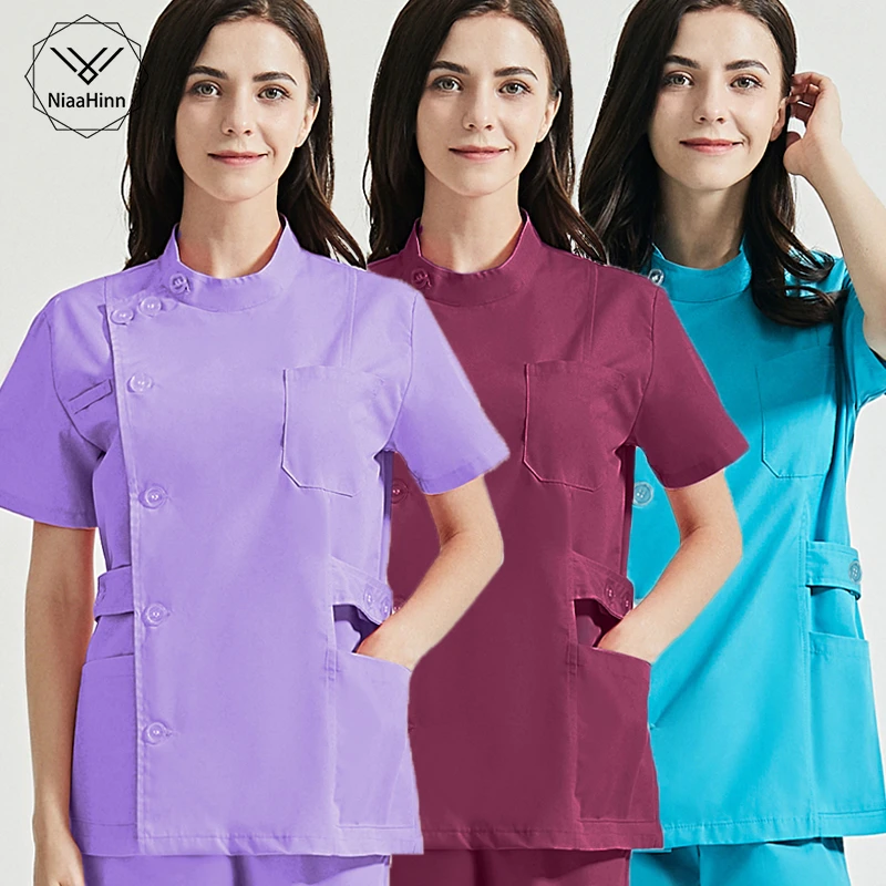 Niaahinn Health Services Scrubs Set Uniforms Vneck Beauty Salon Work