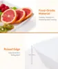 Serving Tray Plastic for Party, Platters for Serving Food, White Food Tray for Snacks, Food, Cookies 3