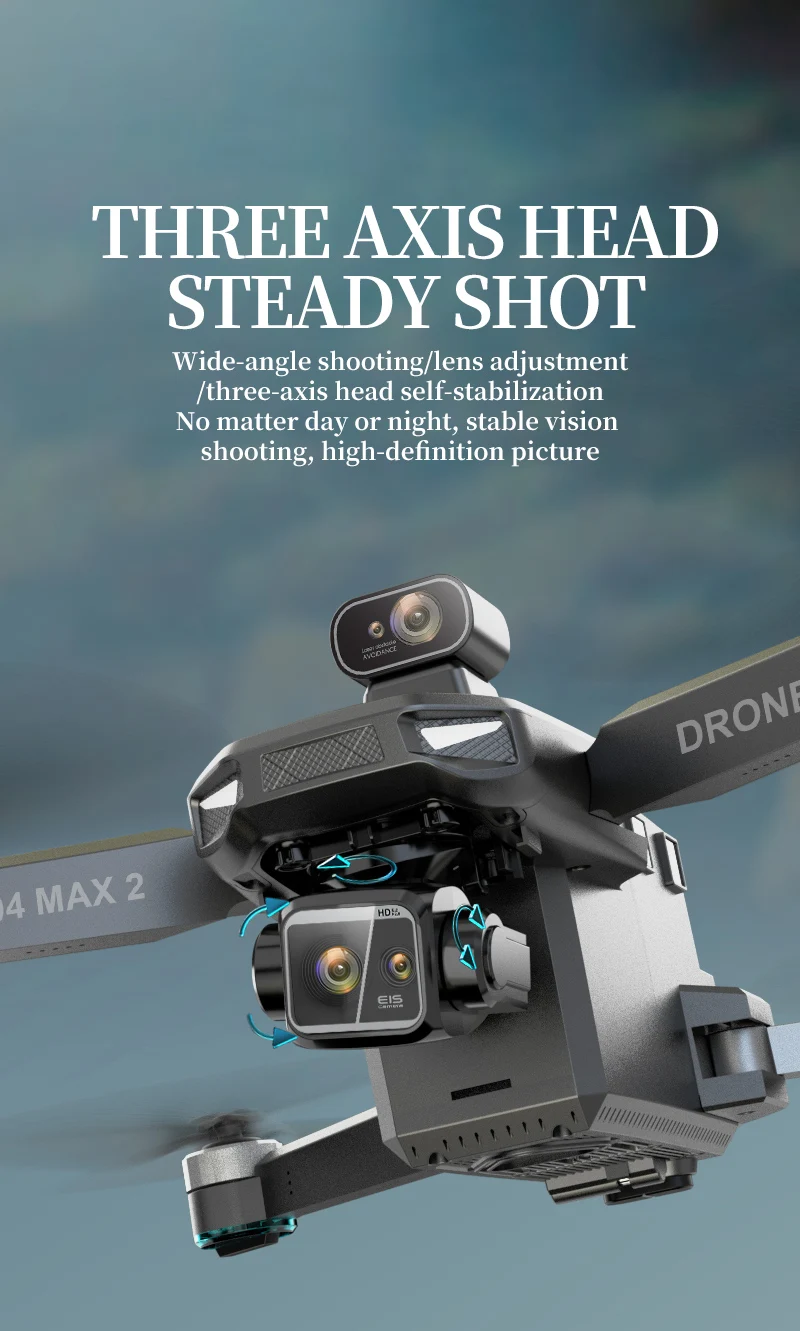 Description Picture 6 of itemKF104 Max GPS Drone 4k Profesional 6KM 3-Axis Gimbal 360° Laser Obstacle Avoidance RC Quadcopter Brushless Motor FPV Dron