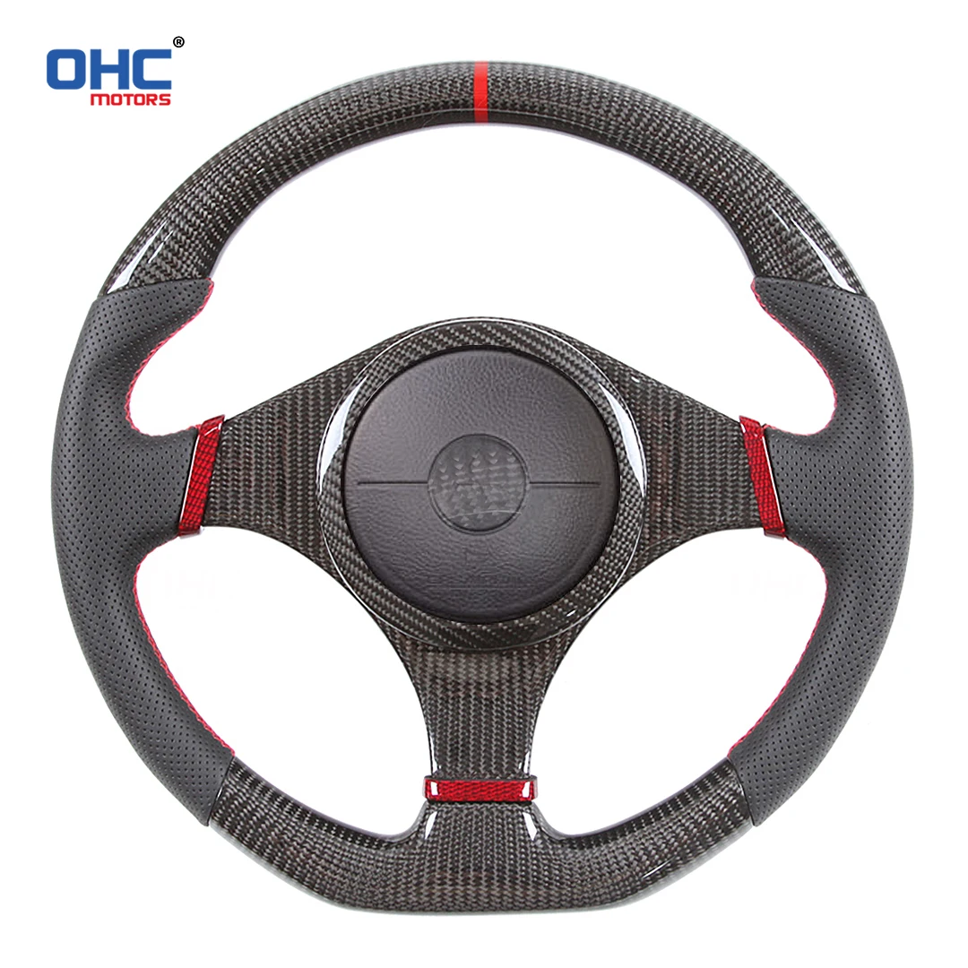 100 Real Carbon Fiber Steering Wheel for Mitsubishi Evo