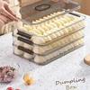 Dumpling box Storage refrigerator multi-layer cold quick freezing special food Wonton dumplings fresh-keeping sealed storage box 6