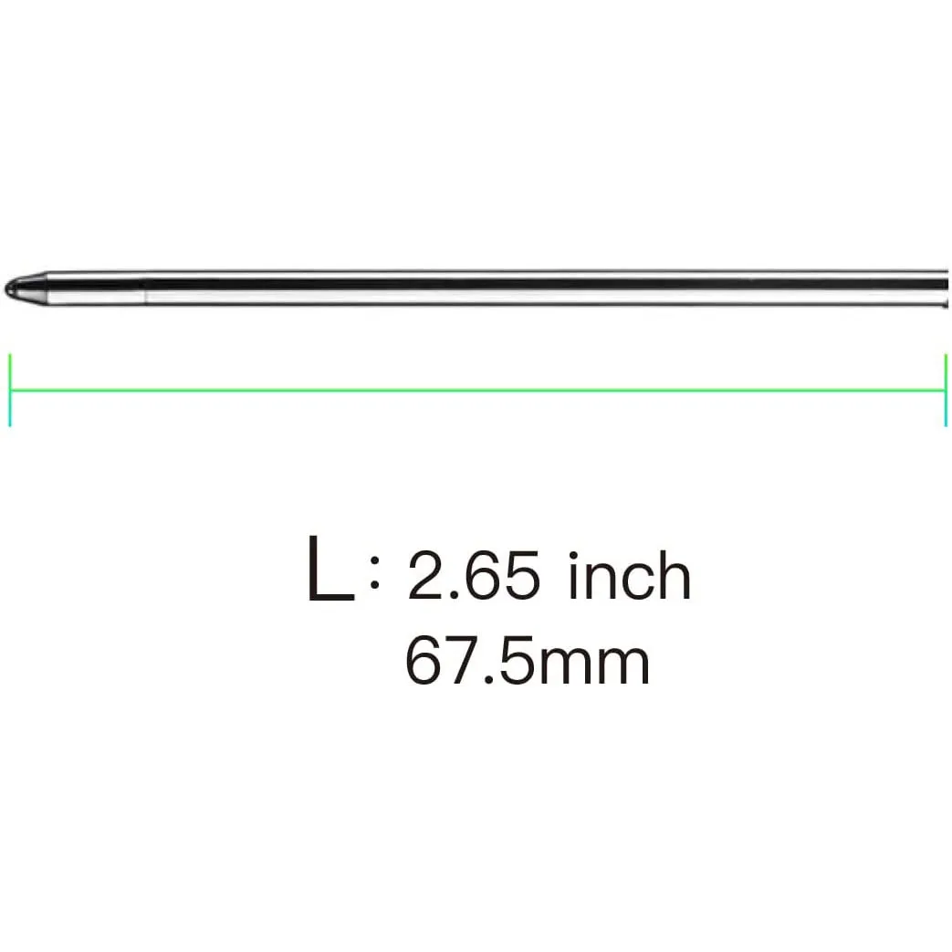 교체형 잉크 펜 리필, 오파야 스마트 디지털 싱크펜과 호환, 부드러운 필기, 0.5mm 팁 (검정색), 20 개