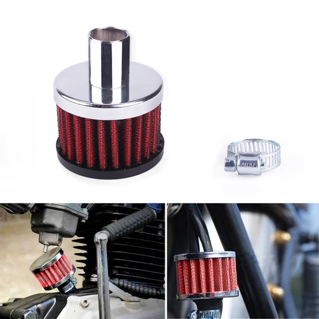 Couvercle d'évent de carter portable pour moto, filtre à air de voiture, débit élevé, mini livre de reniflard professionnelle, automobile 1