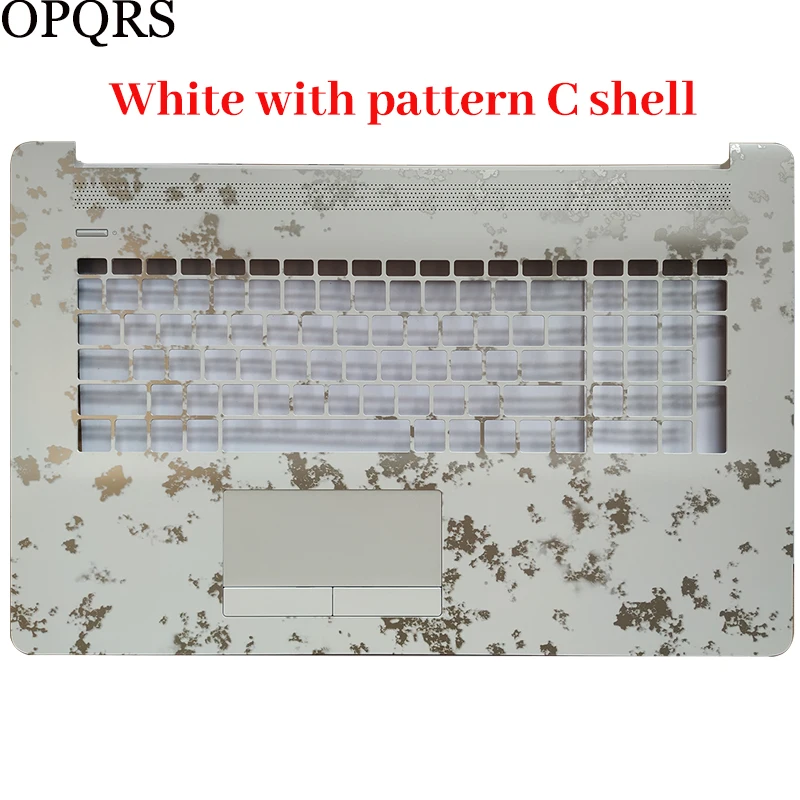 White with pattern
