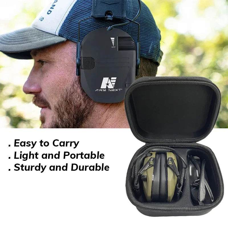 Earmuff Bag Storage Bag For YHKEMA Series/Howard Leight/Walkers Earmuff Headphone Collection Anti-dust Waterproof Bag Hearing Protection