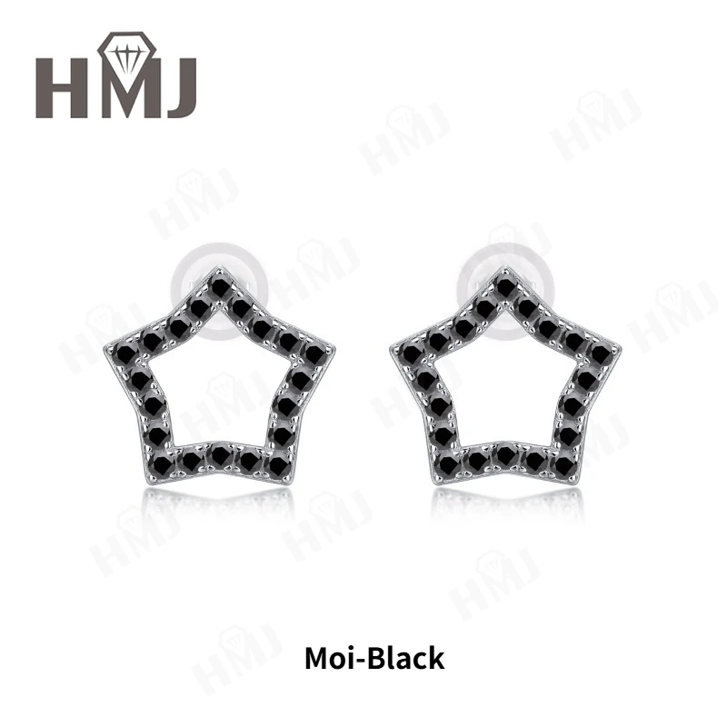 925 Sterling Silber Ohrringe mit Laborgezüchteten Bunten Steinen & Moissanit VVS1 Rundschliff Modeschmuck für Frauen Jubiläumsgeschenk – Detail 3