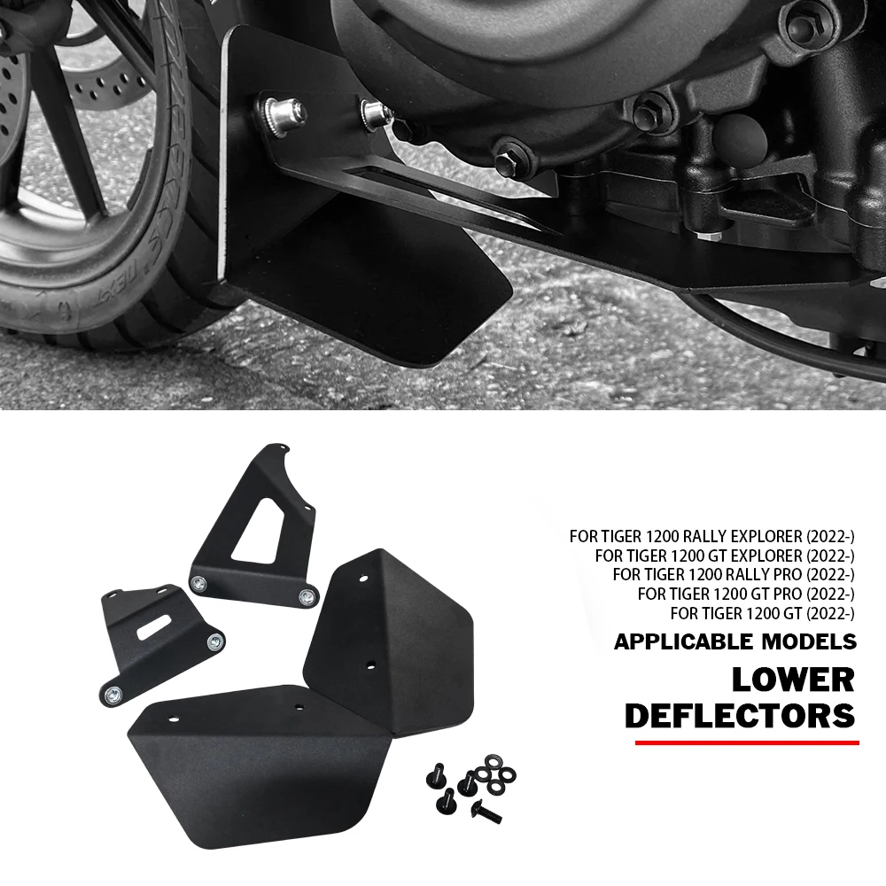 

Для Tiger 1200 Tiger1200 GT Pro Explorer Rally 2022-аксессуары для мотоциклов, нижние дефлекторы, защита от брызг ног, защитная обтекатель