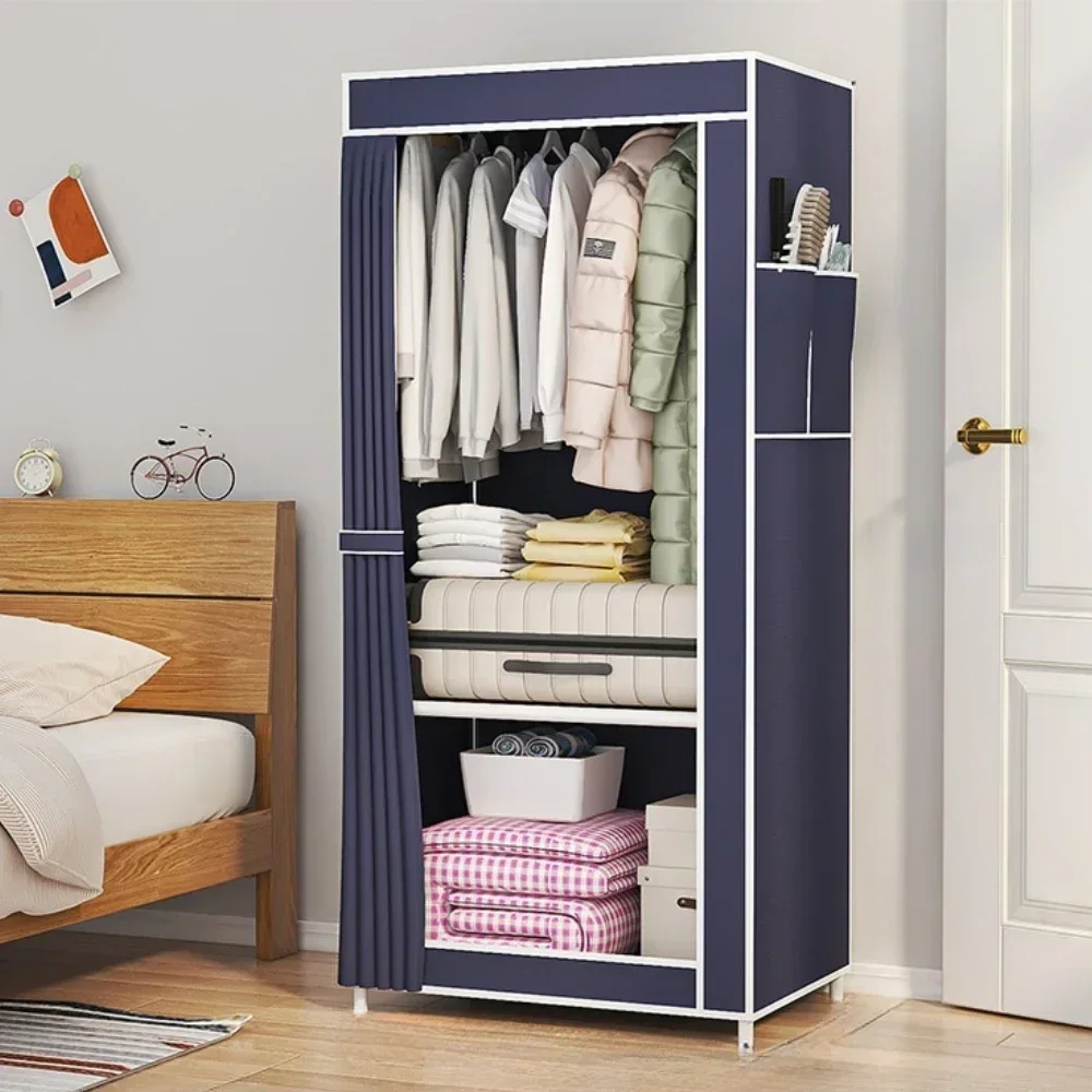 Clothing Storage Cabinet Multi Layer Simple Fabric Wardrobes Household Foldable Clothing Hanger Bedroom Dustproof Cloth Cabinet storage cabinet cloth wardrobe fabric wardrobe