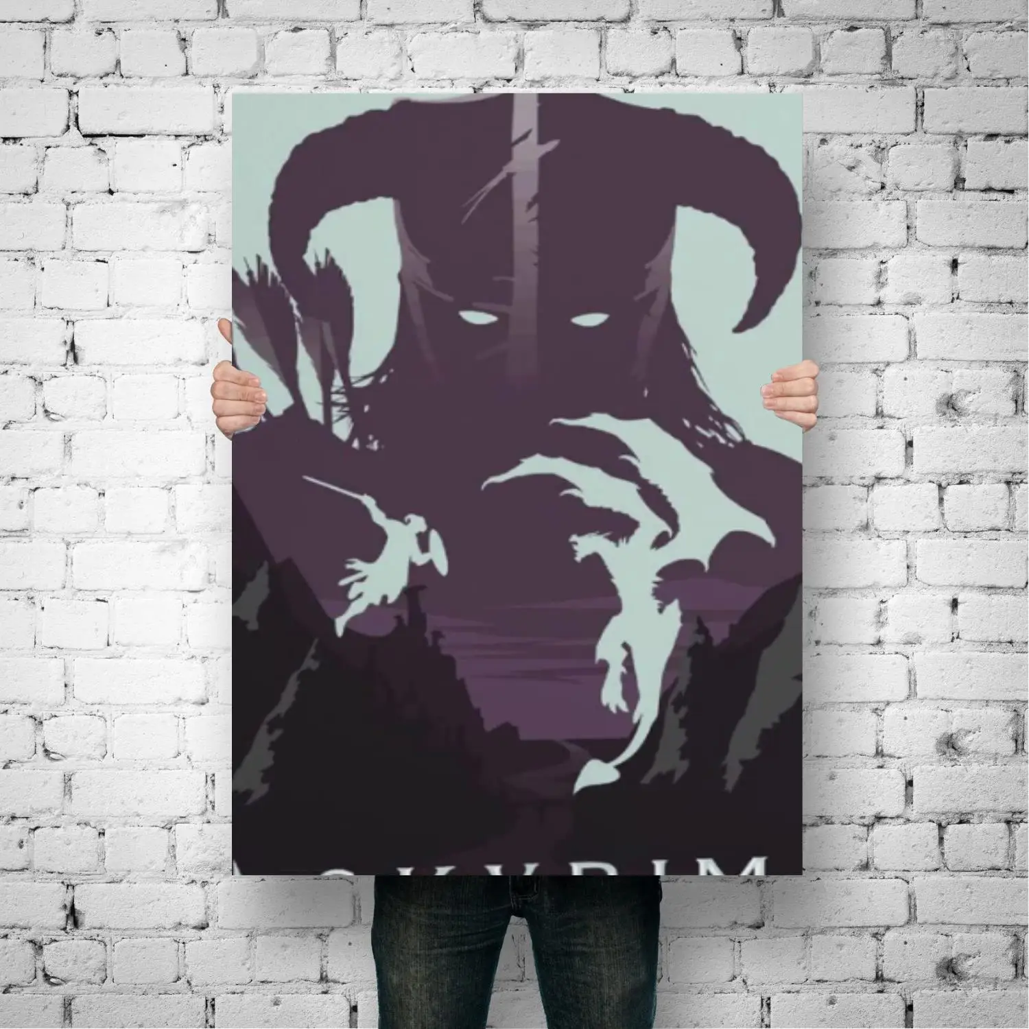 Skyrim Logo Stencil