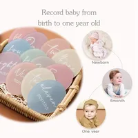 Newborn Balloon Acrylic Photography Props Newborns Photography Accessories Baby Gift Birth 13 Color Birthday Milestone Gifts 6