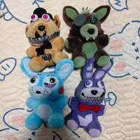 Jouets en peluche Fnaf mignons, poupées de jeu 18CM, Bonnie Bear Foxy, poupées en peluche de dessin animé, jouets Freddy pour enfants, cadeaux 3