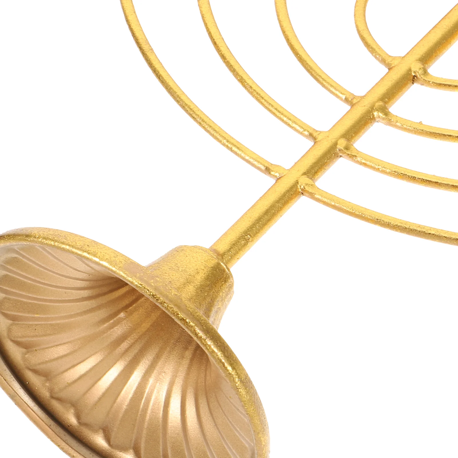 Candle Holders Jewish Candle Holder Hanukkah Menorah Candle Holder 7 Branch Traditional Candelabra Candlestick Holders Metal Stand