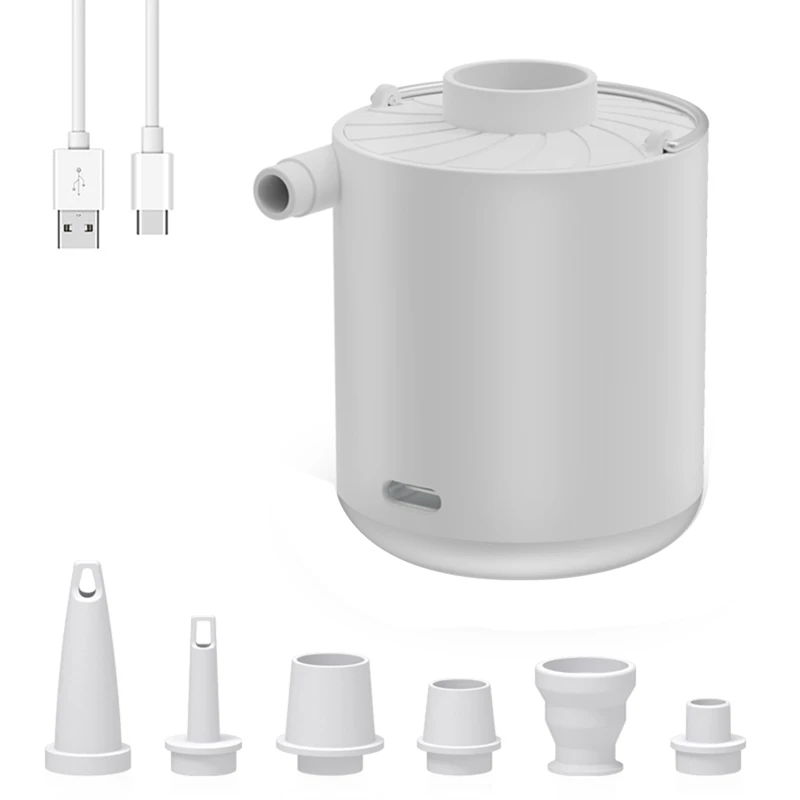 

Electric Air Pump Rechargeable Battery With Camping Lantern For Sleeping Pads, Travel