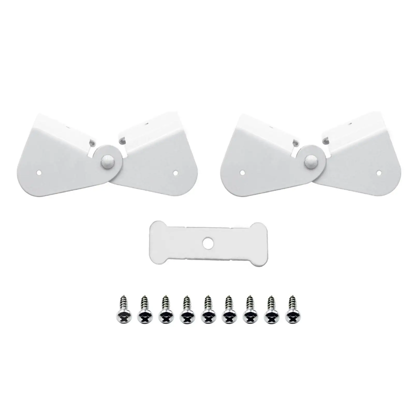 2Pcs Gutter Extension Hinge Gutter Downspout Flip up Hinges Directly Replace Universal Easy to Install Downspout Extension