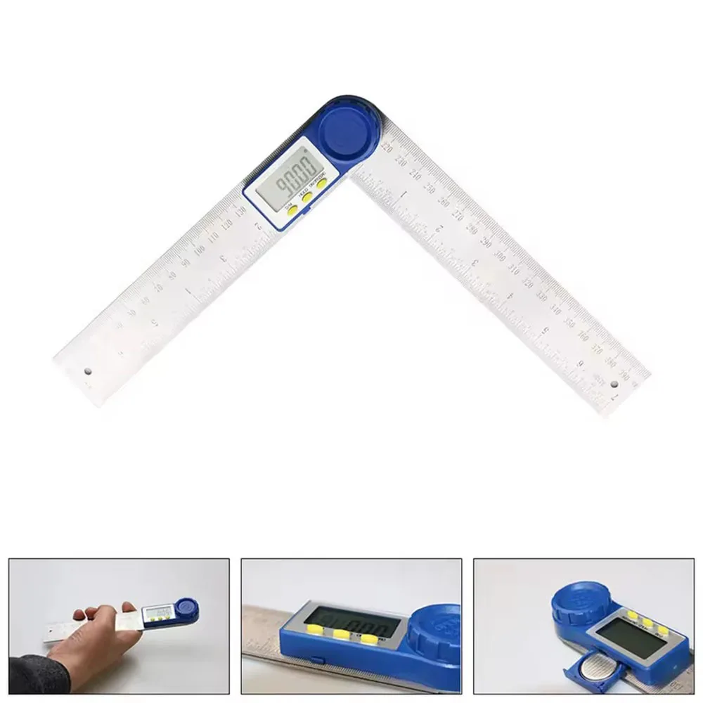 0-200mm Angle Ruler Conveyor Digital Electronic Goniometer Angle Finder Meter Measuring Tools