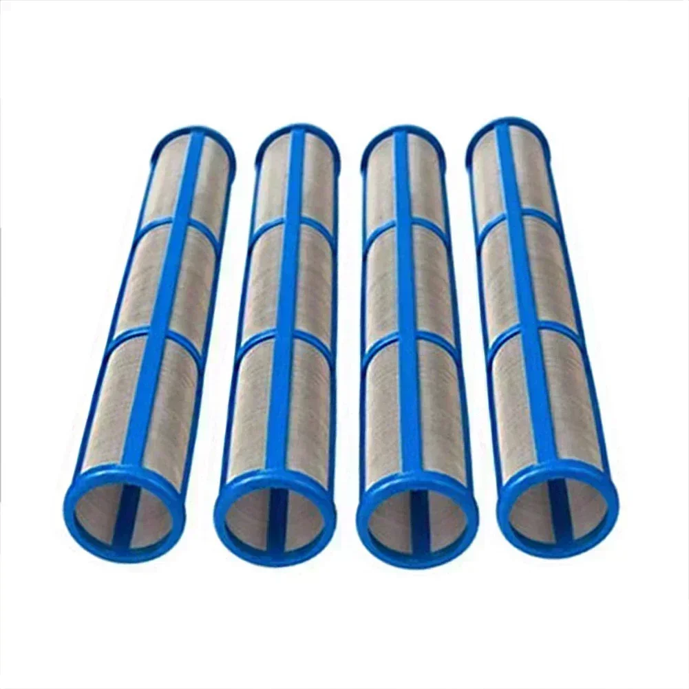 4pcs Airless Sprayer Pump Long Manifold Filter 30/60/100 Mesh 244071 244067 244068 For G-Contractor II G-Contractor FTx II airless sprayer pump