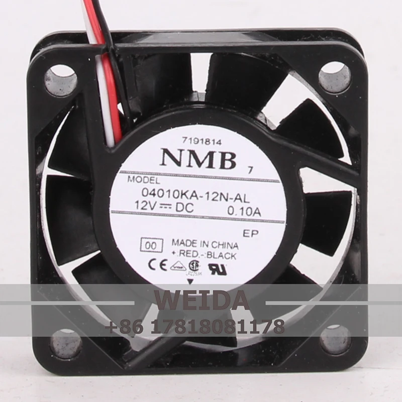 

Case Fan for NMB-MAT7 04010KA-12N-AL 12V 0.10A 4010 4CM Stop Alarm Cooling Fan