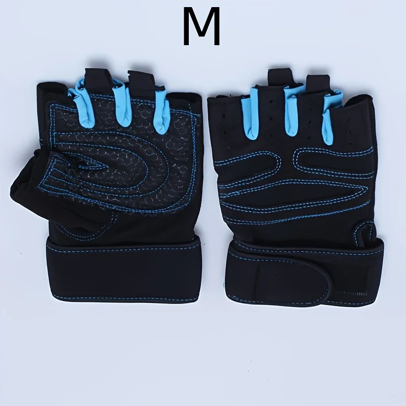 Gym Gloves for Men Women Fitness Weight Lifting Wristband Gloves Body Building Training Sports Exercise Cycling Glove Shockproof 5