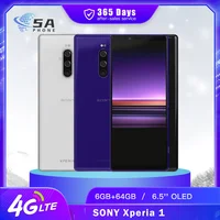Original Sony Xperia 1 XZ4 802SO 4G LTE Mobile Phone 6GB+64GB NFC Fingerprint 6.5" 12MP+8MP Snapdragon 855 Octa-Core SmartPhone 1