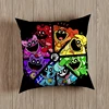 Smiling Critter Cushion Cover Catnap Dogday 45*45cm Polyester Throw Pillows Sofa Home Decor Decoration Decorative Pillowcase 2