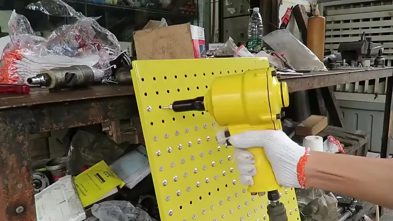 Air Rivet Gun Pneumatic Riveter - Pistol Grip, 2.4-4.8mm Capacity, For Metalwork & DIY
